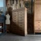 Old oak notary cabinet (renovated)