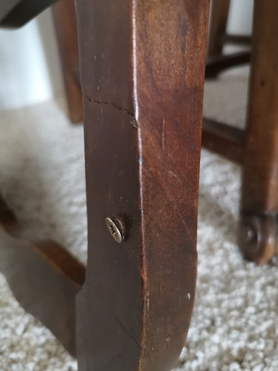 Set of 6 straw chairs