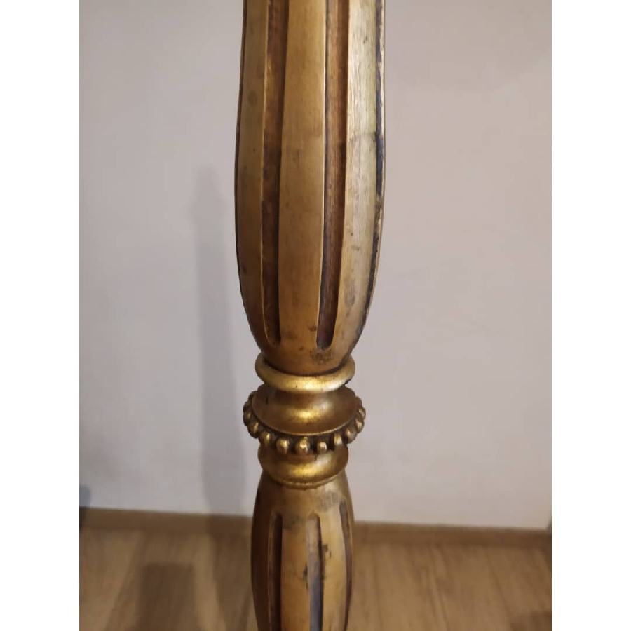 Golden floor lamp