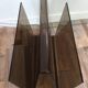 Review holder of the 70s in smoked plexiglass