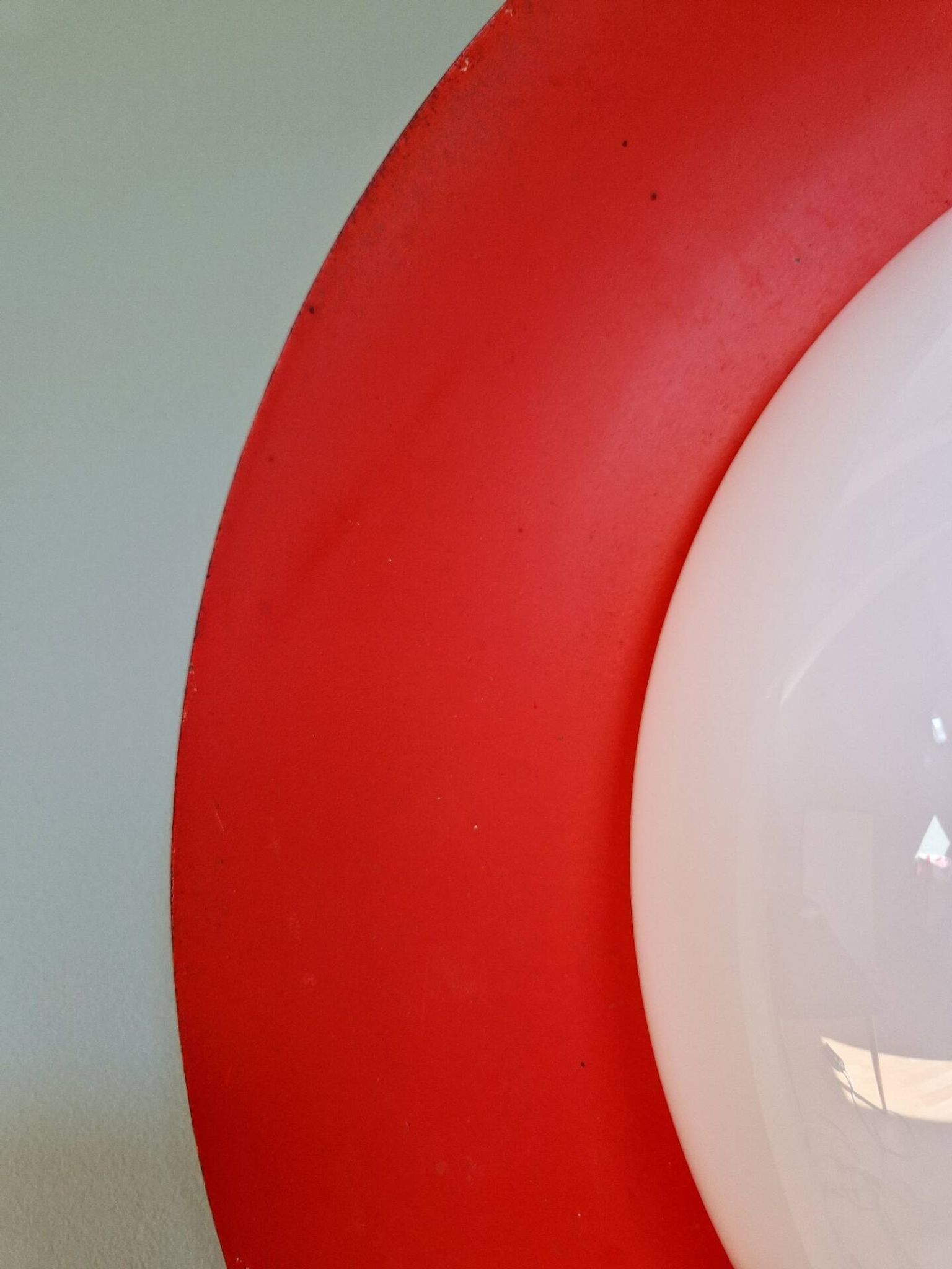 Paire d'appliques murales Space Age orange XXL, 1960