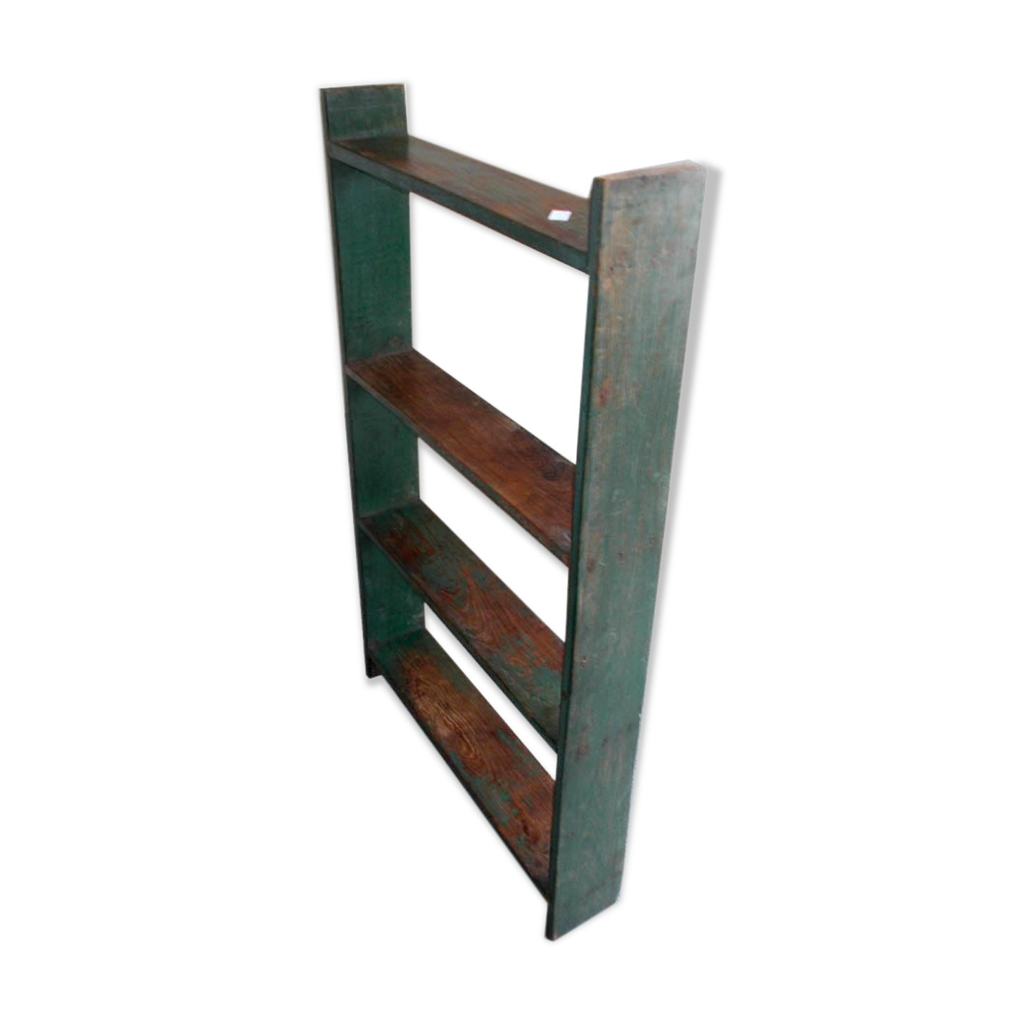 Old old teck green wall 74x14x123cm