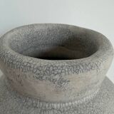 Cracked ceramic vase