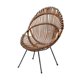 Fauteuil en rotin, Italie, années 1950