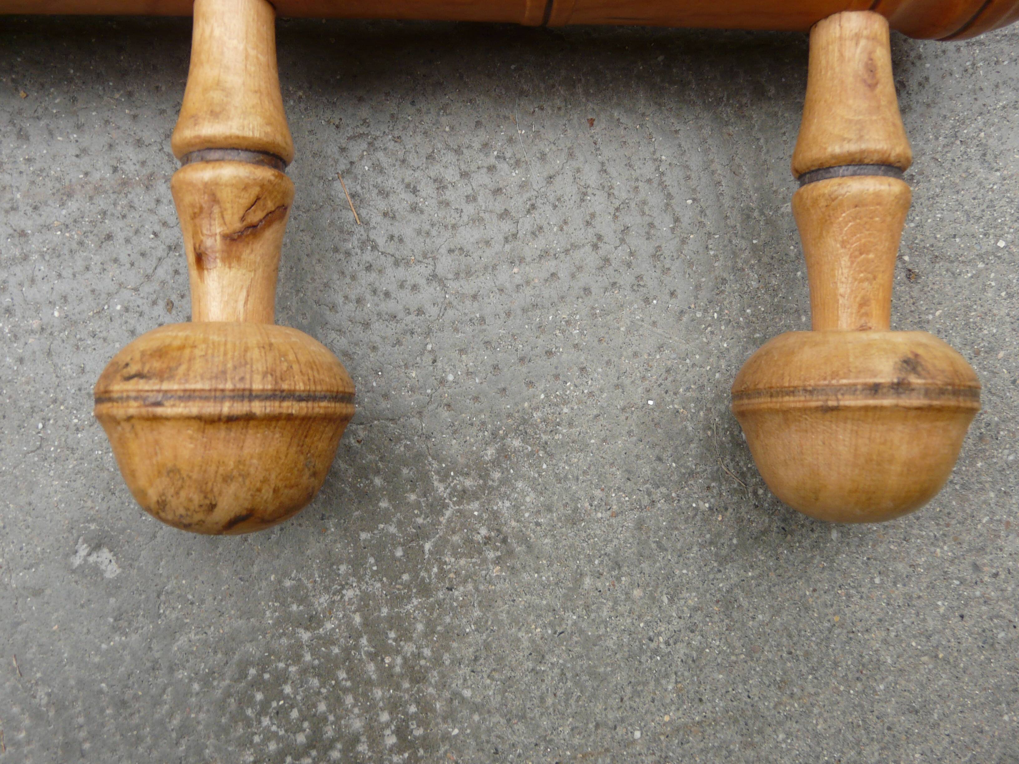 Bamboo bamboo coat rack 5 hooks