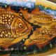 Fish platter, Longchamp earthenware. Designs attributed to Robert Picault