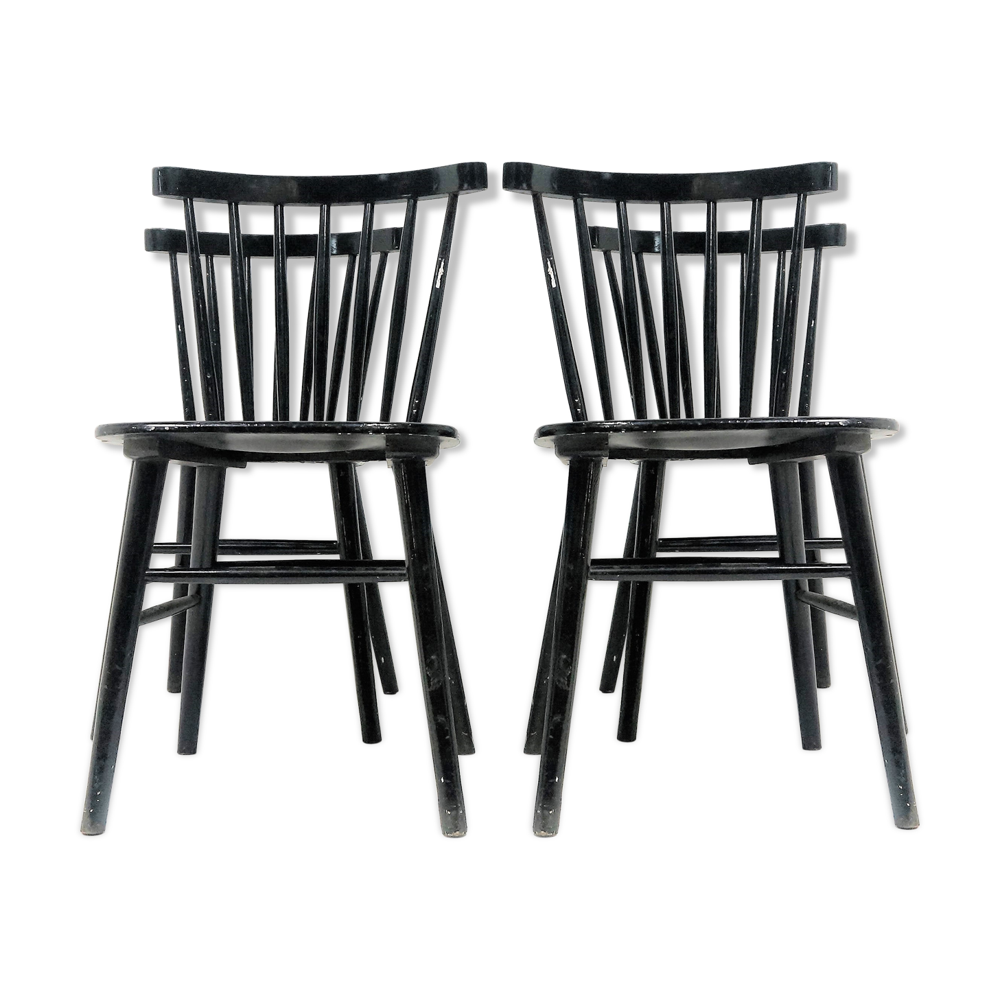 Série de 4 chaises scandinaves