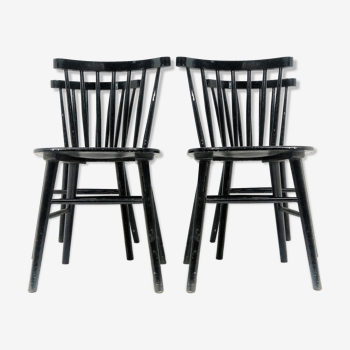 Série de 4 chaises scandinaves