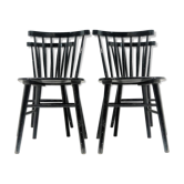 Série de 4 chaises scandinaves