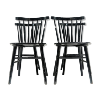 Série de 4 chaises scandinaves