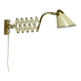 Original scissors wall light brass and metal by SIS Leuchten, Germany 1950s