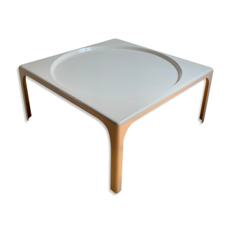 Table basse fibre de verre Marc Berthier