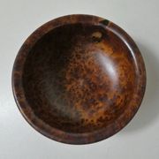 2 wooden bowls turned