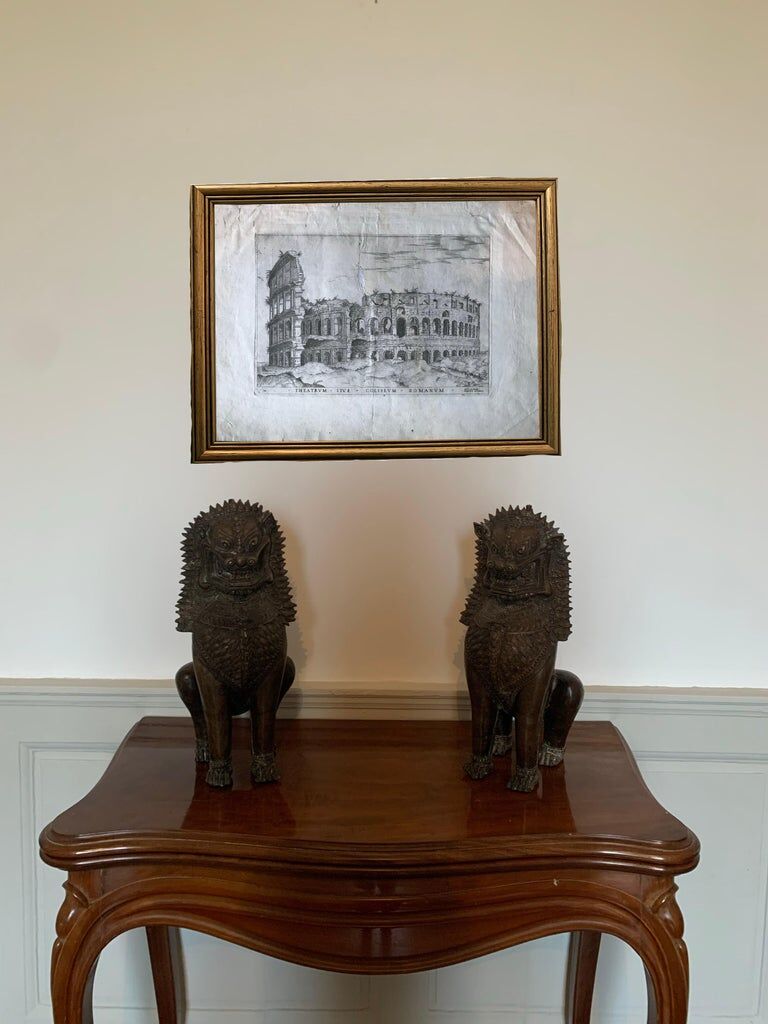 Antoine Lafrery, "Speculun Romanae Magnificen", set of 6 engravings, XVIth