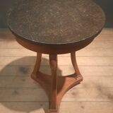 Side table with a swan neck.