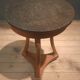 Side table with a swan neck.