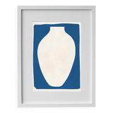 Framed abstract painting