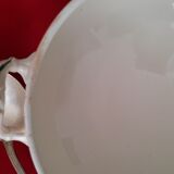 Flat, dessert, hollow plates and tureen in old earthenware