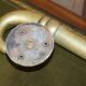 Pair of very large antique Victorian brass door handles.