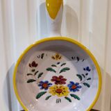 Vallauris ceramic decorative fondue pot