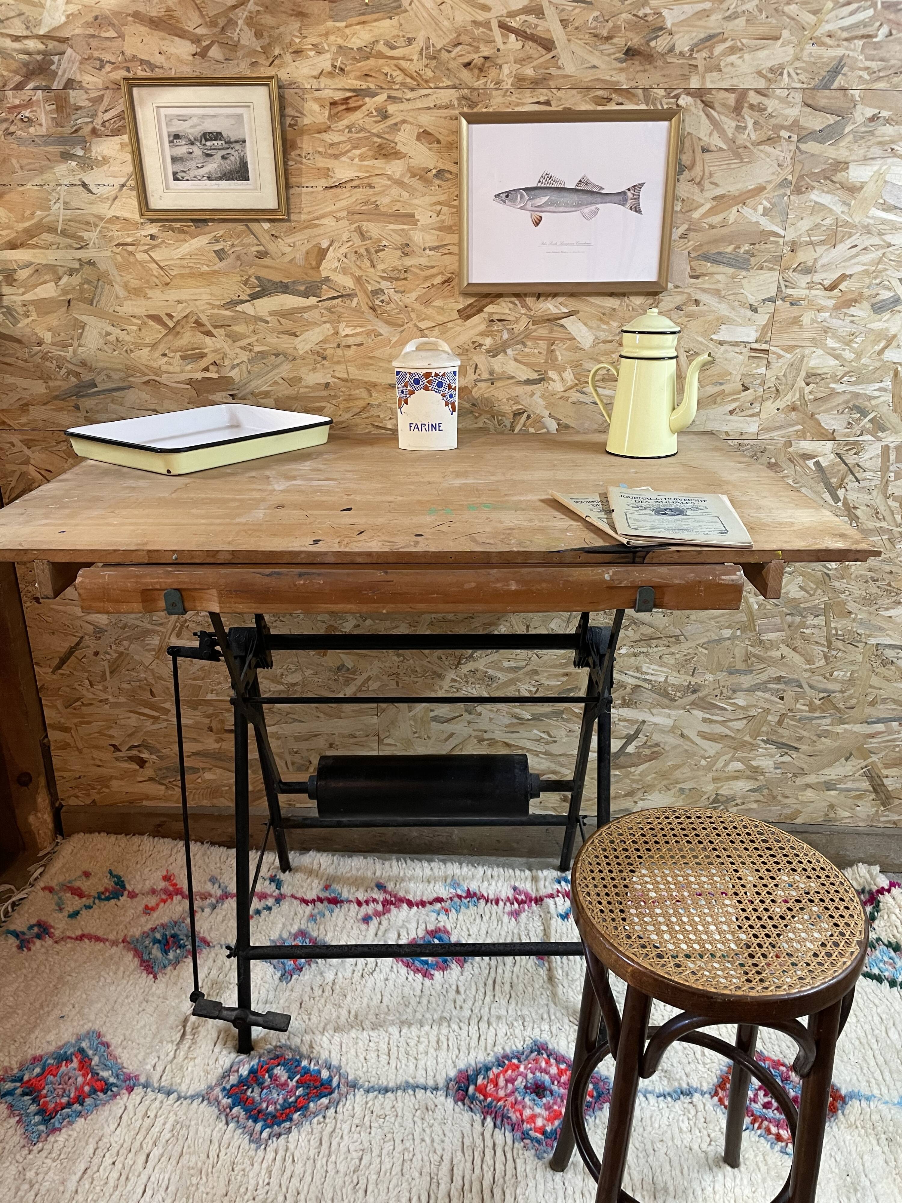 Vintage architect drawing table Nestler