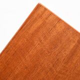 Vintage Scandinavian coffee table 1950s in beech and teak