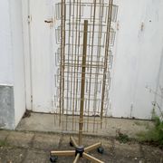 Card holder, gilded metal turnstile photo holder, industrial decoration