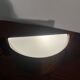 Copper wall light in opaline glass Fanale Italy