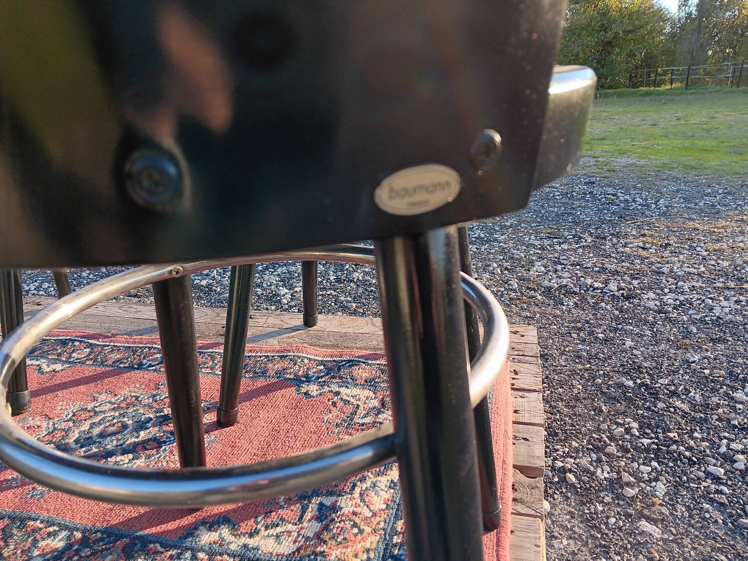 Lot of 4 vintage Baumann chairs