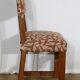 Set of 4 oak chairs, early 20th century monastic style.