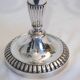 Silver metal candelabra