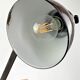 Lampe allemande 1930 émail brun marron bauhaus