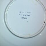 Set of 5 deep plates 21 cm in earthenware from MBFA Pornic model diff.