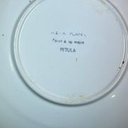 Set of 5 deep plates 21 cm in earthenware from MBFA Pornic model diff.