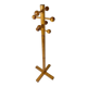 Vintage coat rack in solid pine