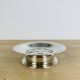 Coquillor silver metal butter dish