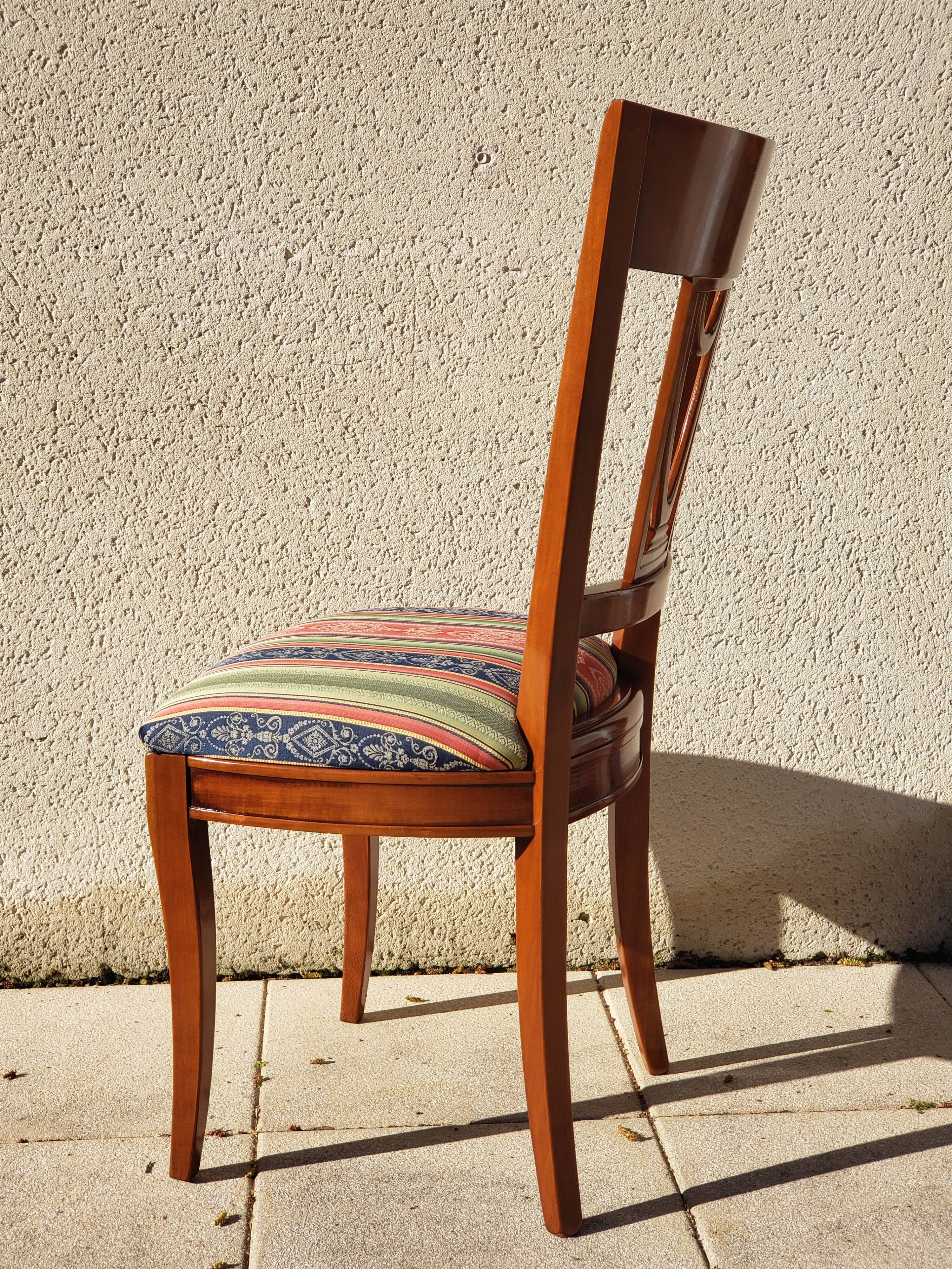 Vintage wooden office chair from the 1970s.