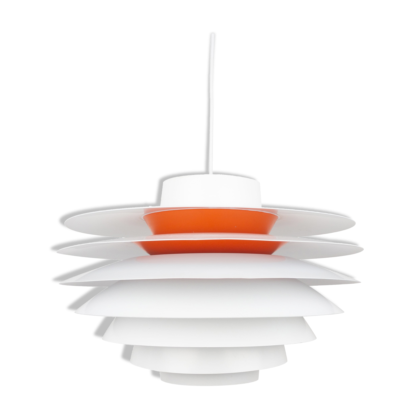 Danish vintage pendant lamp Verona by Svend Middelboe, Nordisk Solar, Denmark, 1962