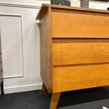 Compass feet chest of drawers
