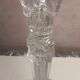Old push-up in moulded thick glass