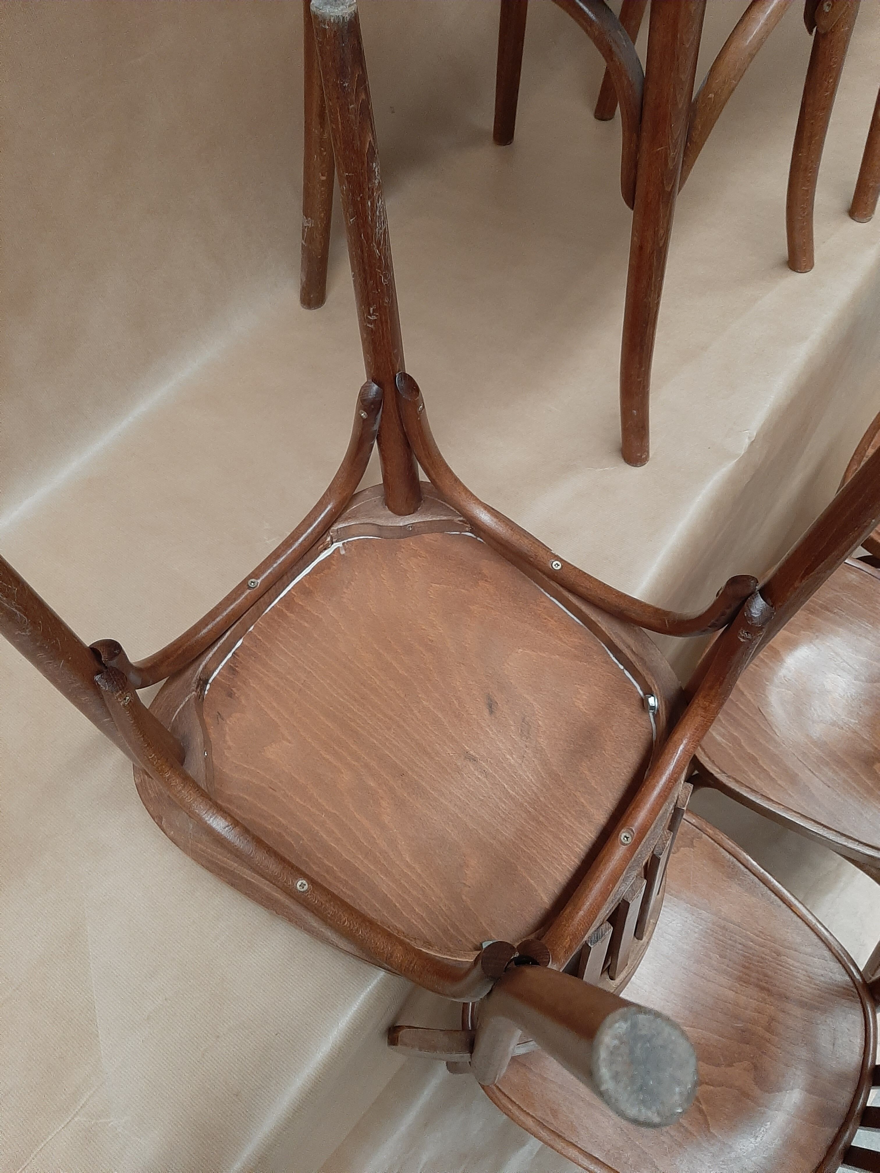 Set of 6 bistro chairs