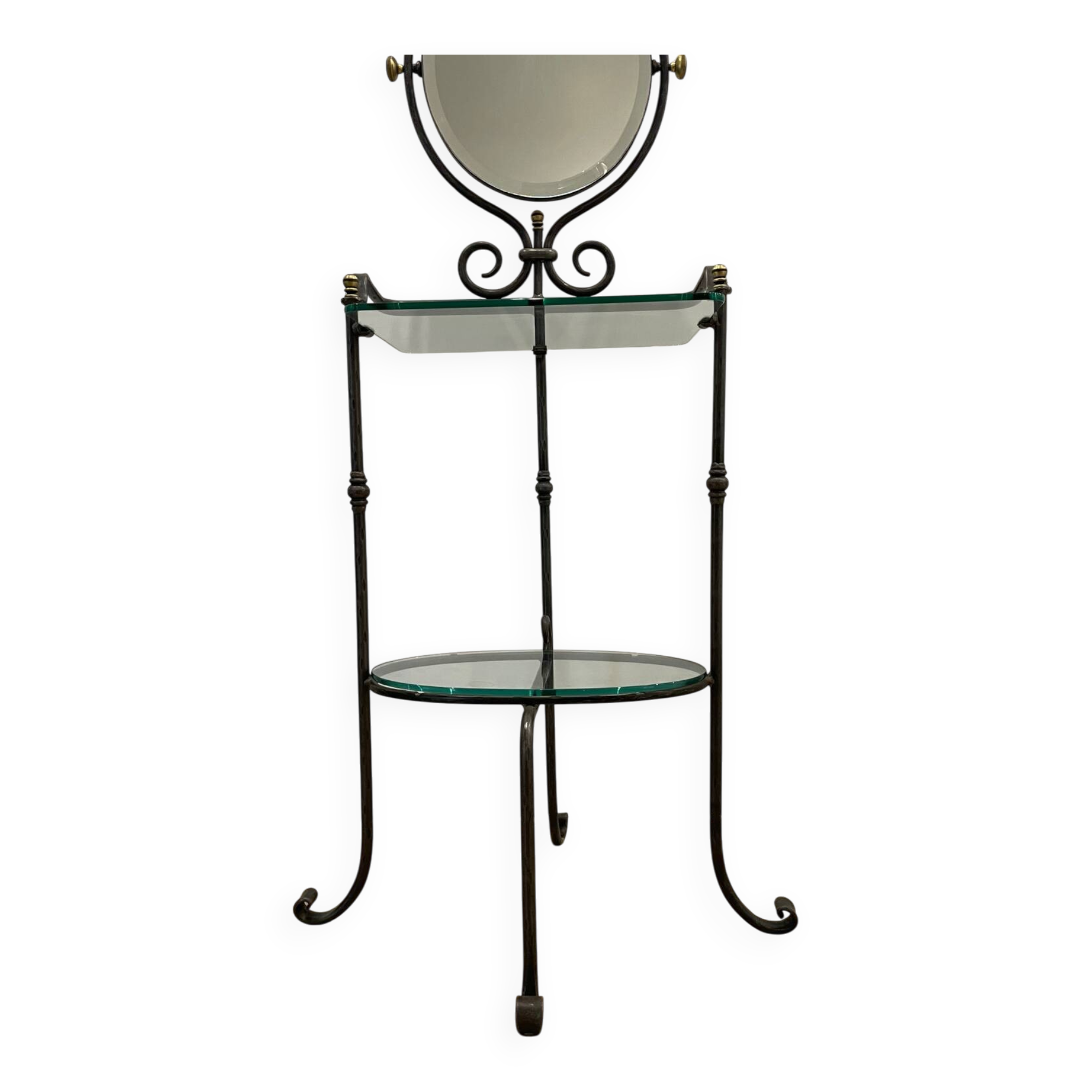 Wrought iron bathroom caddy