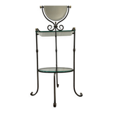 Wrought iron bathroom caddy