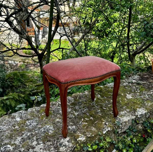 Grand repose pied ancien style Louis XV baroque