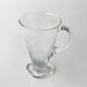 Old wine decanter and matching water pitcher - Crystal - Square model