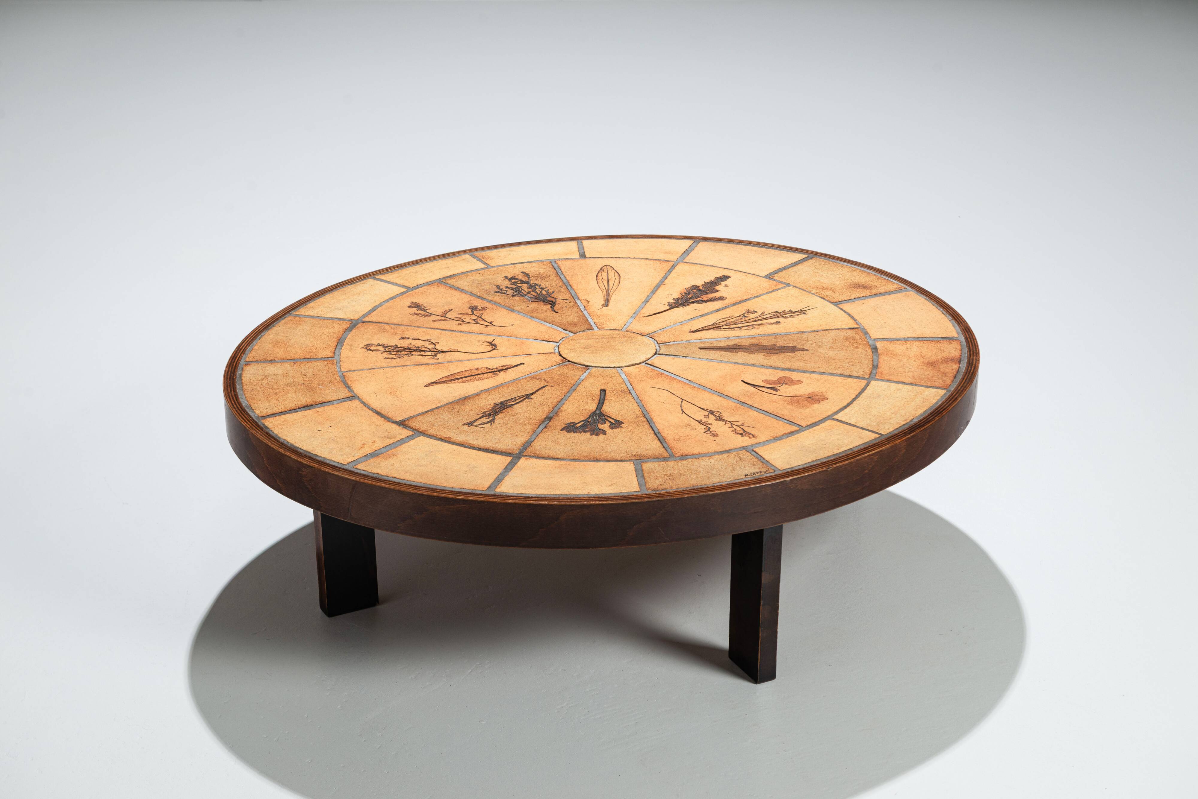 ‘Les Herbiers’ coffee table by Roger Capron