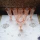 Lot of 8 Champagne flutes Luminarc Arcoroc Rosaline
