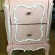 Set de deux chevets des années 60 rose poudré