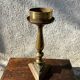 Ancient altar candle holder, bronze candle spike.