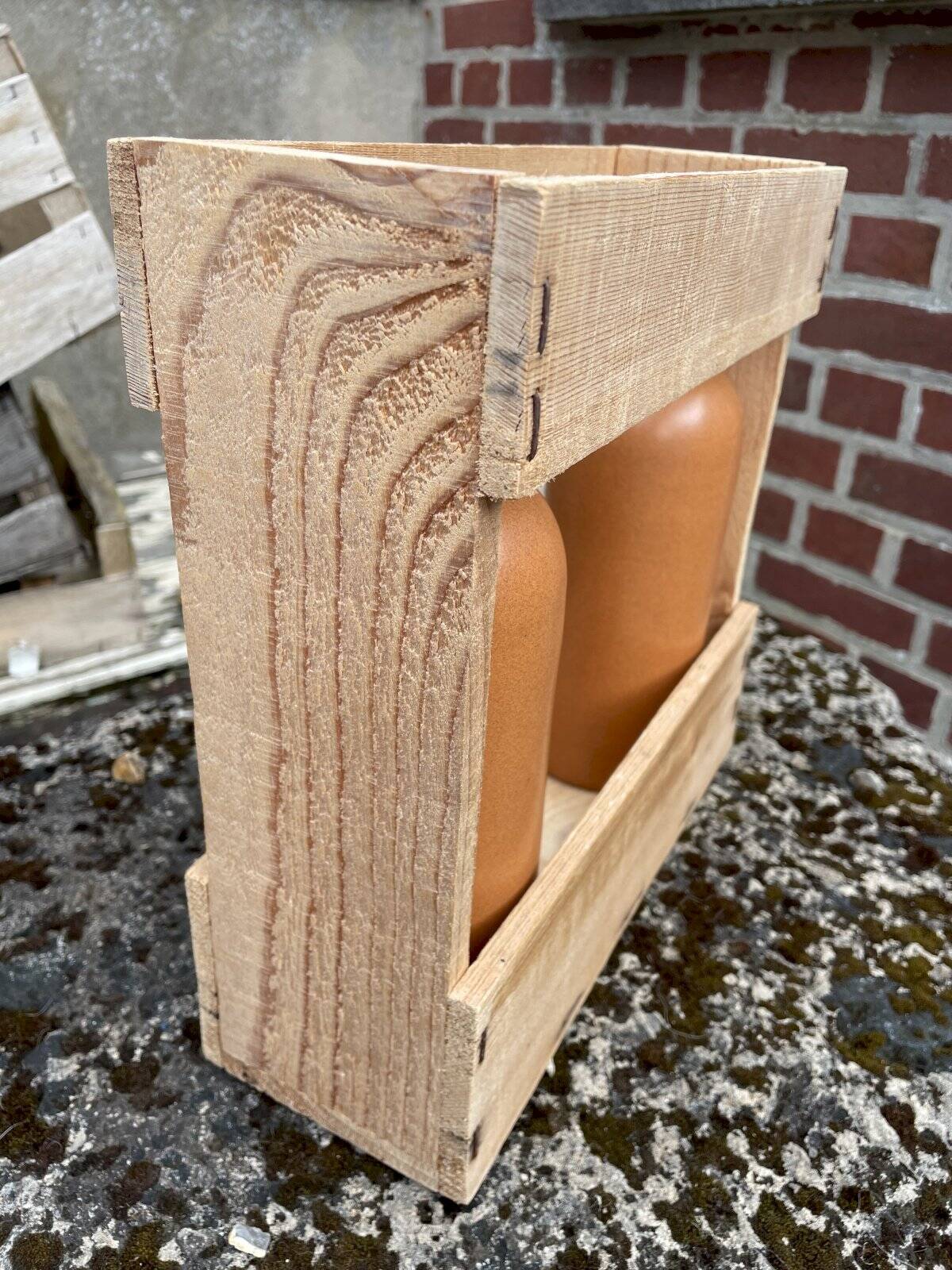 Set of 3 MKM 0.75 L bottles in their wooden box